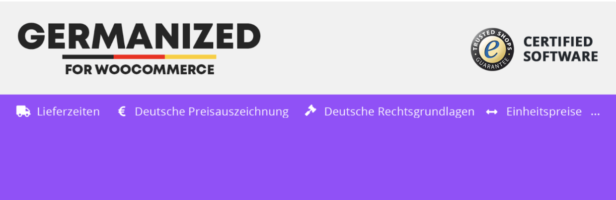 Germanized WooCommerce